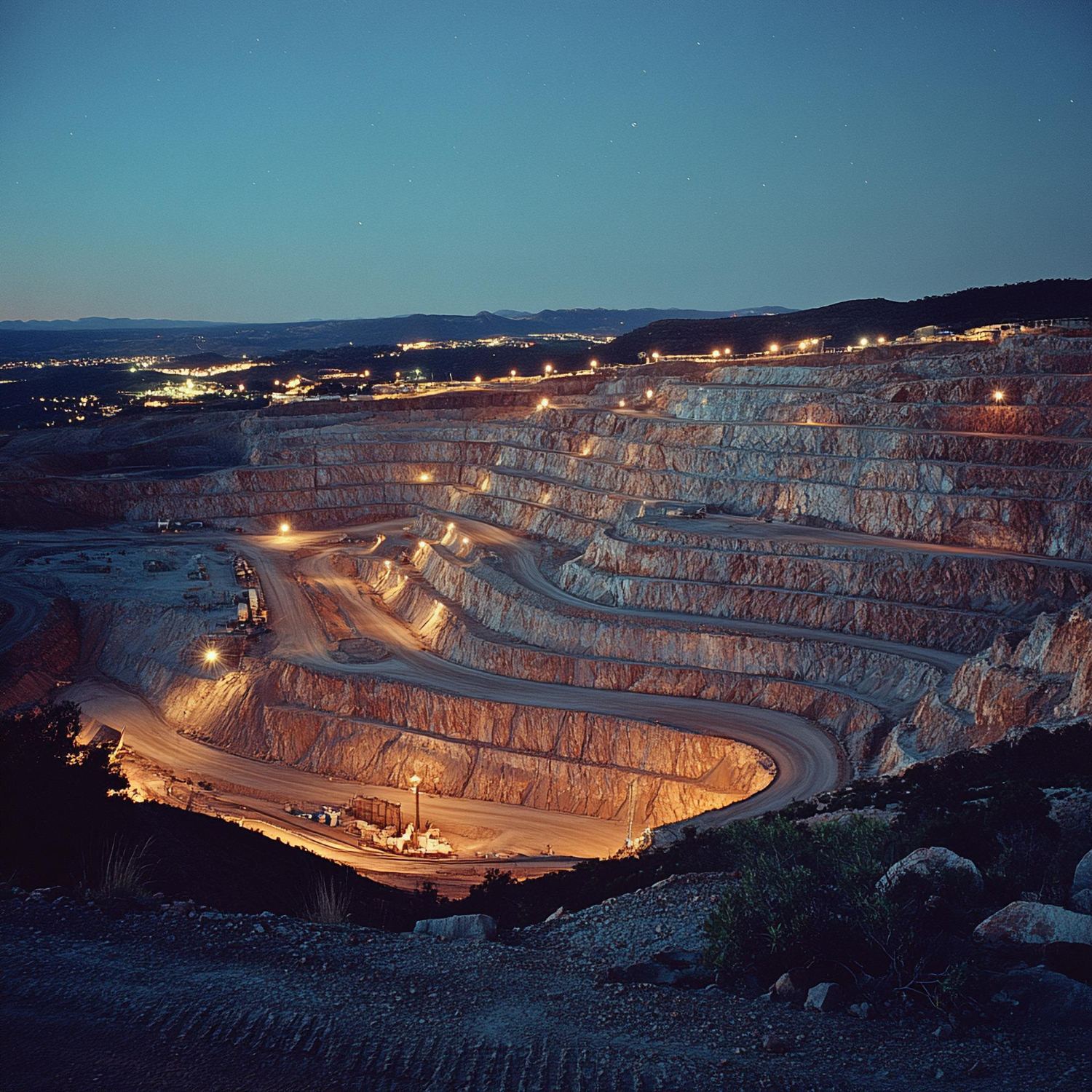 Equipo trabajando en obra